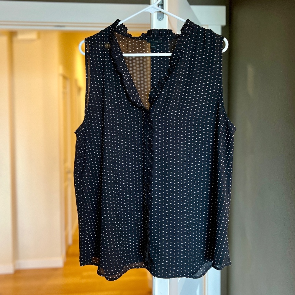 Ann Taylor sleeveless blouse